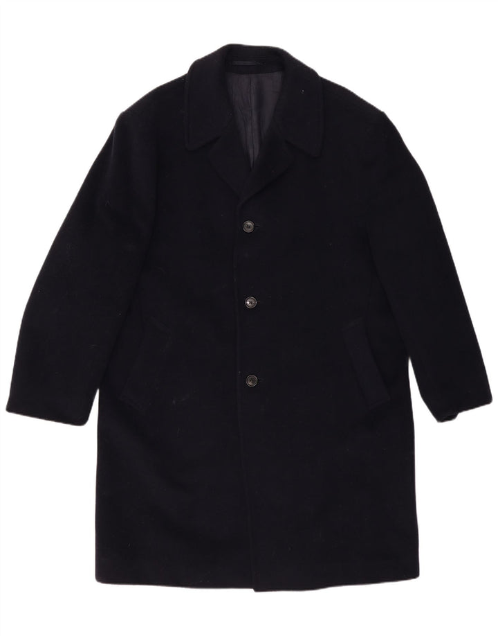 WELLINGTON Ανδρικό Πανωφόρι UK 42 XL Navy Blue Wool