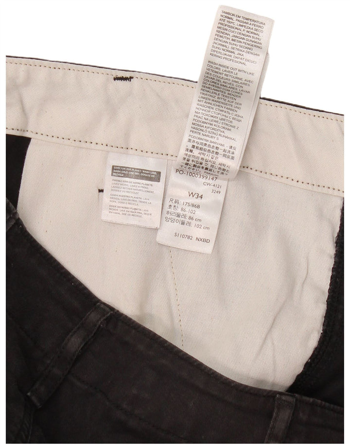 Ανδρικό παντελόνι Levi's Slim Cargo W34 L29 Μαύρο βαμβακερό