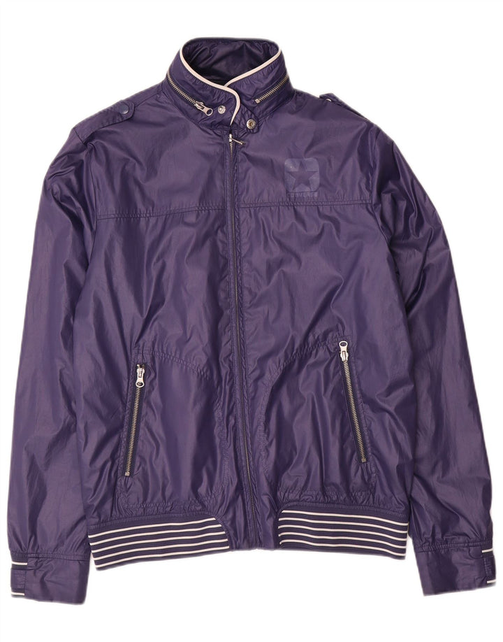 Converse Ανδρική κουκούλα Military Rain Jacket UK 38 Medium Purple Polyester