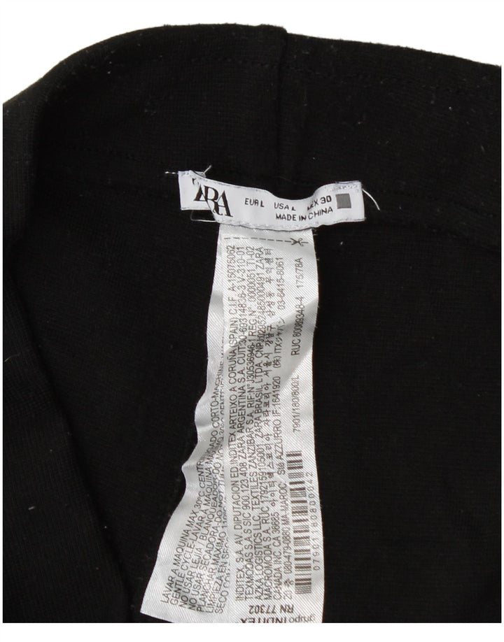 Zara Γυναικείο Κολάν UK 14 Large Black Polyester
