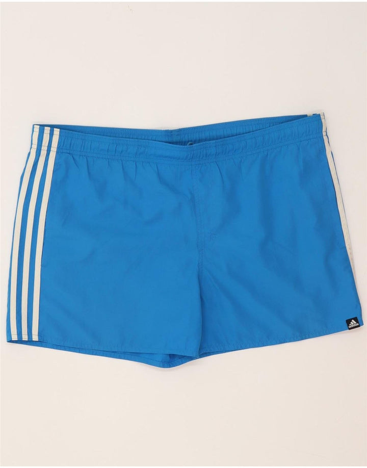 Ανδρικό σορτς κολύμβησης Adidas μεγάλο μπλε πολυεστέρα