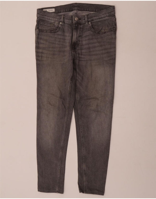 Zara Ανδρικό Slim Jeans EU 42 Large W32 L30 Γκρι βαμβακερό