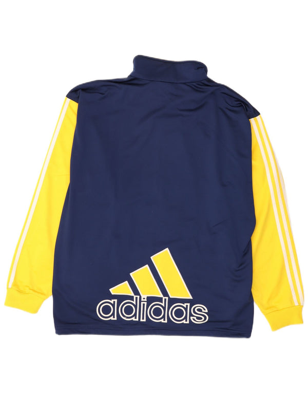 Ανδρική φόρμα Adidas Top Jacket UK 44/46 Large Navy Blue Colorblock