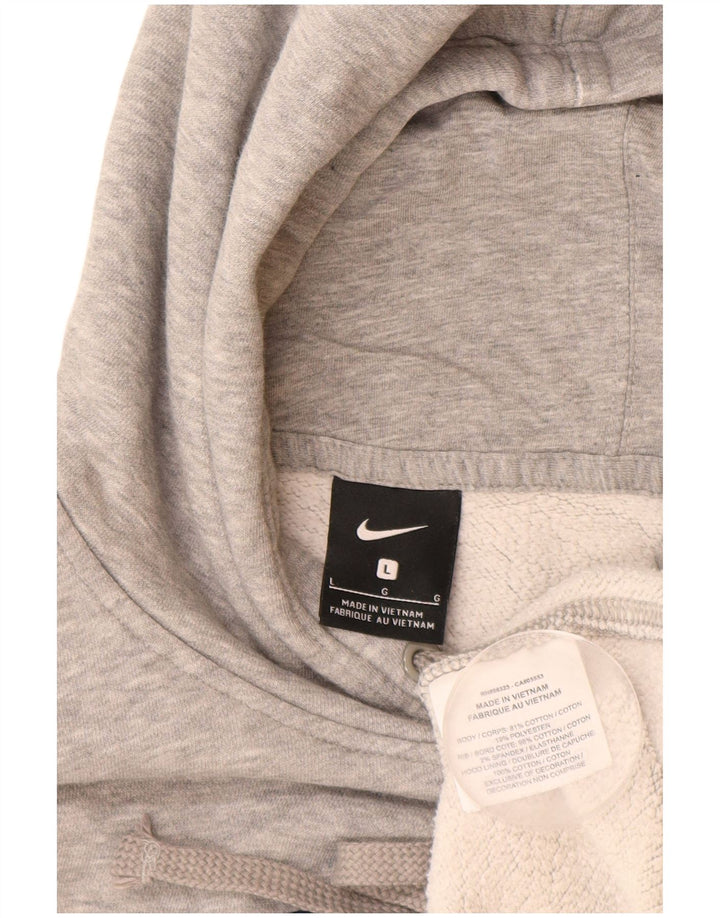 NIKE Ανδρικό Moeller Graphic Hoodie Jumper μεγάλο γκρι βαμβακερό