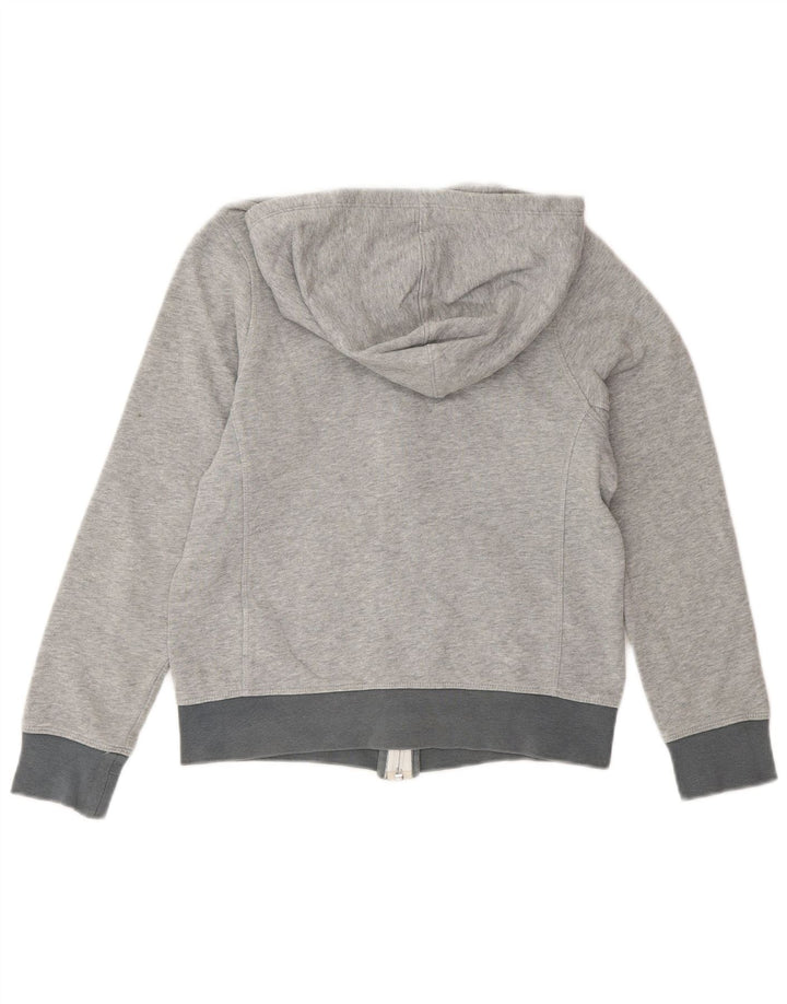 Nike Girls Zip Hoodie πουλόβερ 10-11 ετών, μεσαίο βαμβακερό γκρι