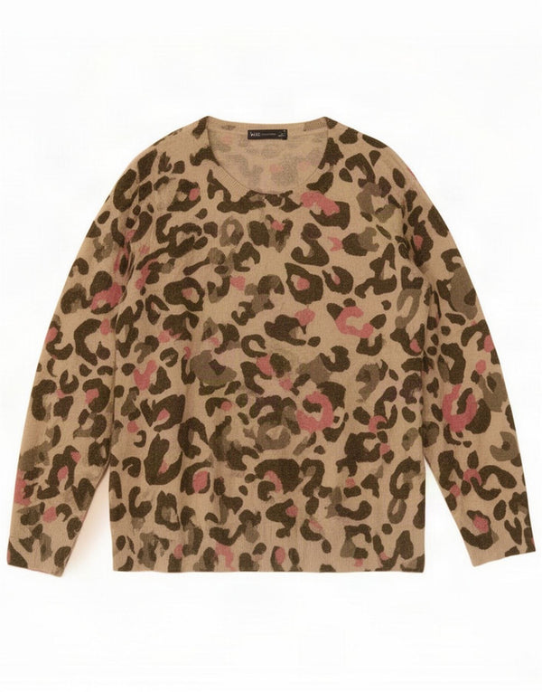 Marks & Spencer Womens Boat Neck Jumper Sweater UK 22 3XL Beige