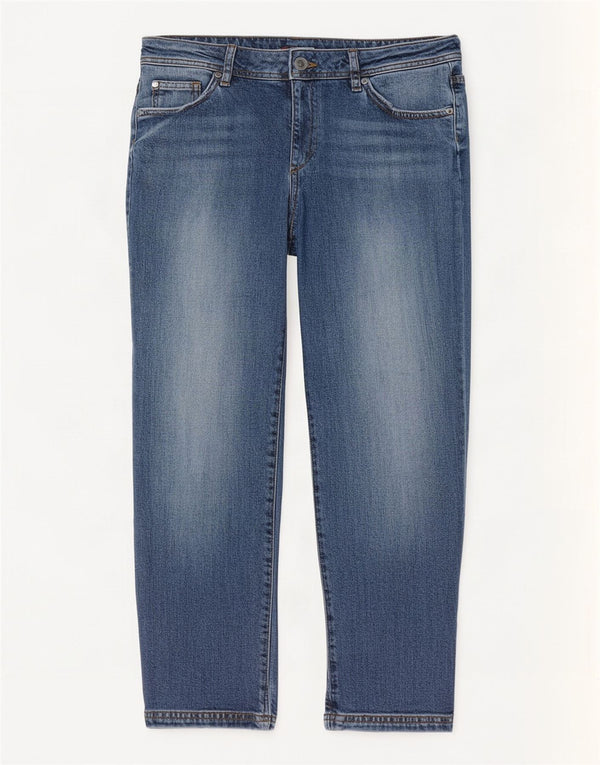 Crew Clothing Γυναικεία Cropped Jeans UK 12 Medium W30 L23 Blue Cotton