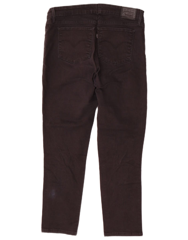 Γυναικείο Slim Jeans Levi's W32 L26 μαύρο βαμβακερό