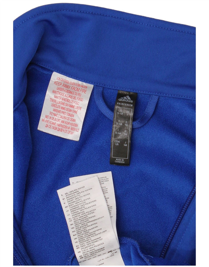 Adidas Boys Graphic αθλητική φόρμα 13-14 ετών Μπλε πολυεστέρας