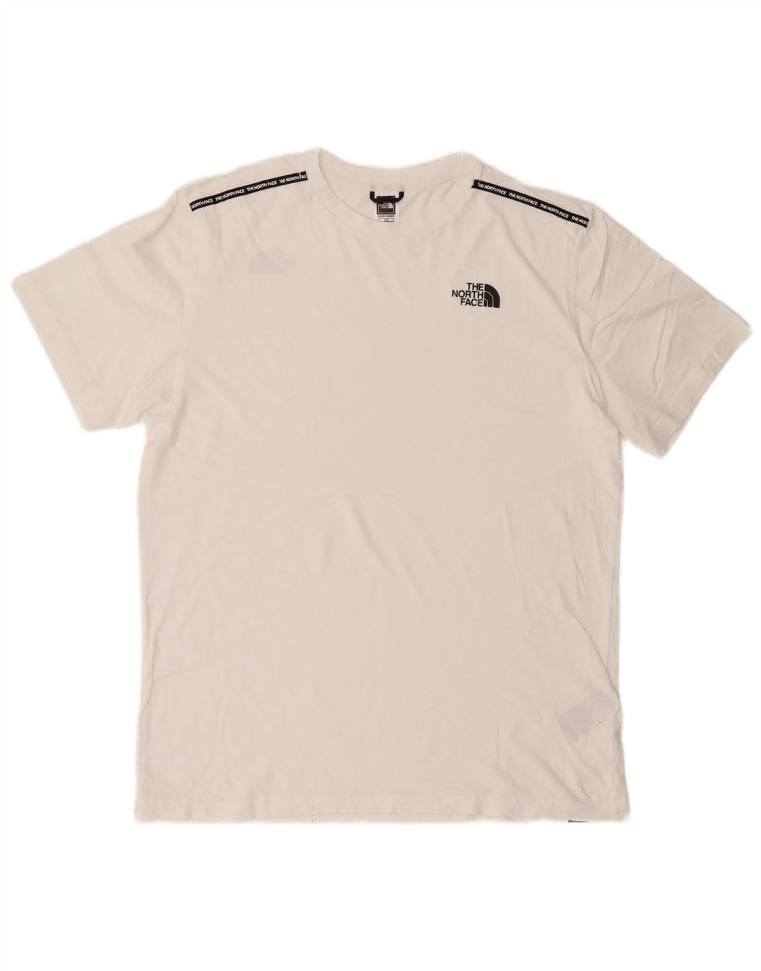 Ανδρικό T-Shirt North Face Top μεγάλο λευκό βαμβακερό