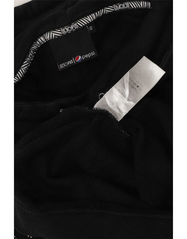 Ανδρικό Octopus Graphic Hoodie Jumper Μικρό μαύρο βαμβακερό