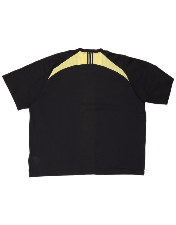 Ανδρικό T-Shirt Climacool ADIDAS Top 2XL μαύρο χρώμα πολυεστέρα