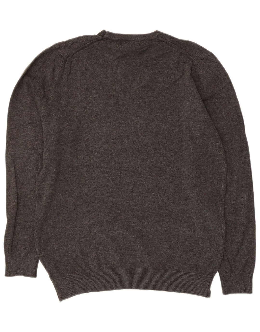 Zara Γυναικείο πουλόβερ με λαιμόκοψη UK 10 Small Grey