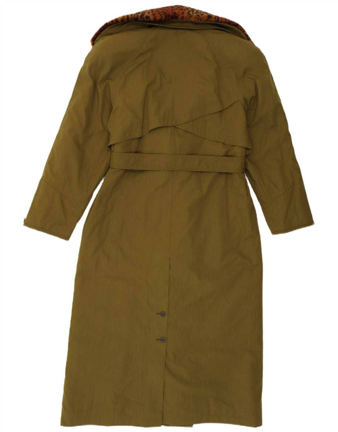 Eskimo Γυναικείο παλτό με διπλό στήθος UK 12 μεσαίου πράσινου πολυεστέρα Classic