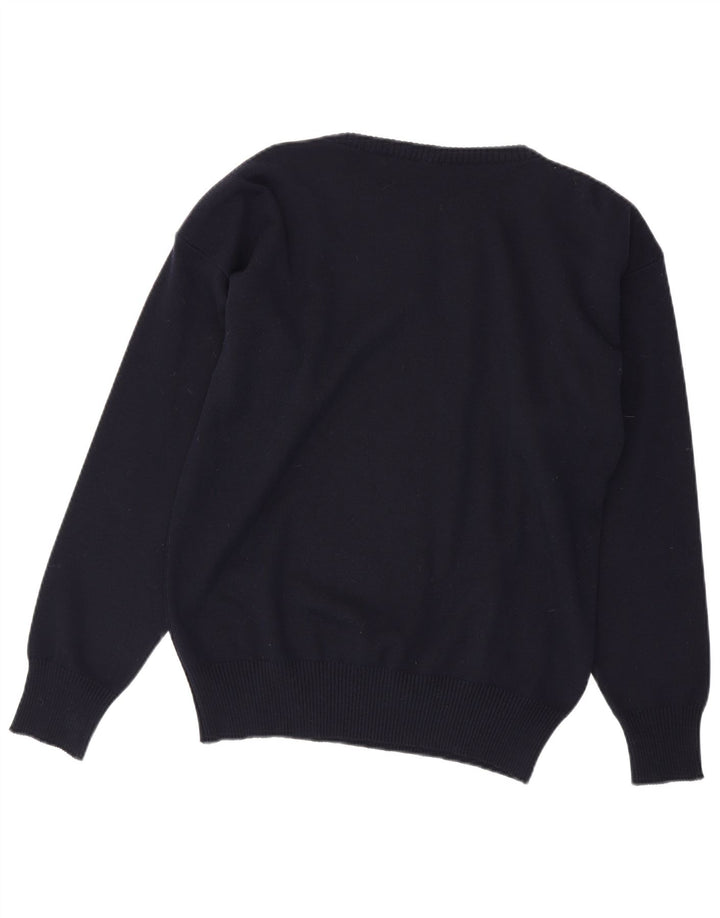 Ανδρικό πουλόβερ με φερμουάρ Paul & Shark, παρθένο μαλλί, μεσαίο μπλε ναυτικό