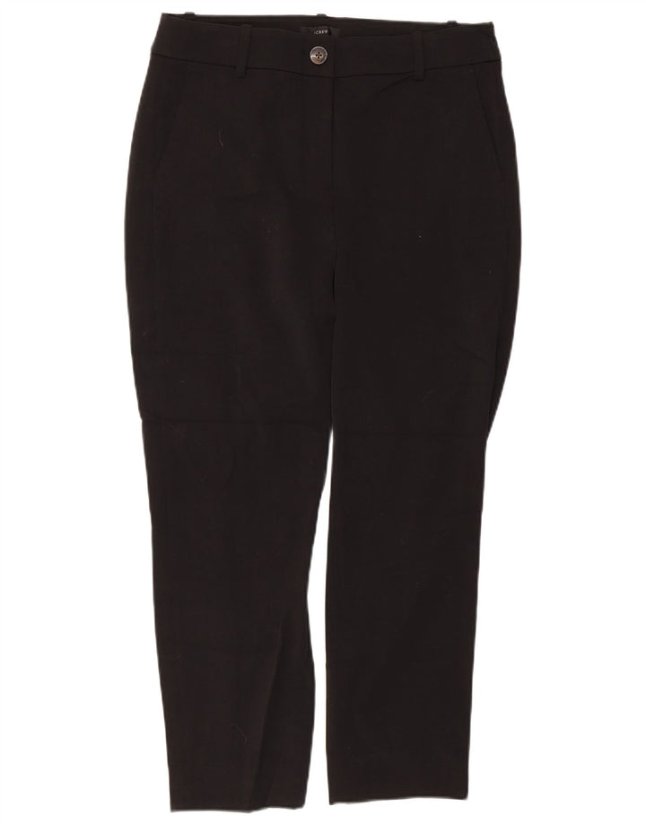 J. Crew Γυναικείο Cropped Παντελόνι US 8 Medium W32 L24 Black Polyester