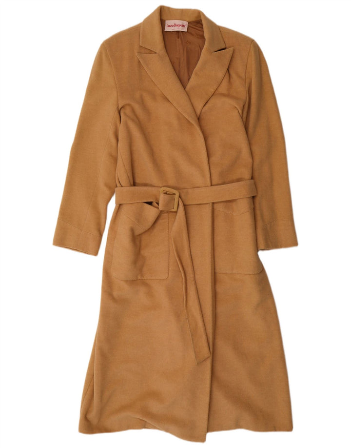 Γυναικείο Πανωφόρι LAURA BIAGIOTTI IT 46 Μεγάλο Μπεζ μαλλί