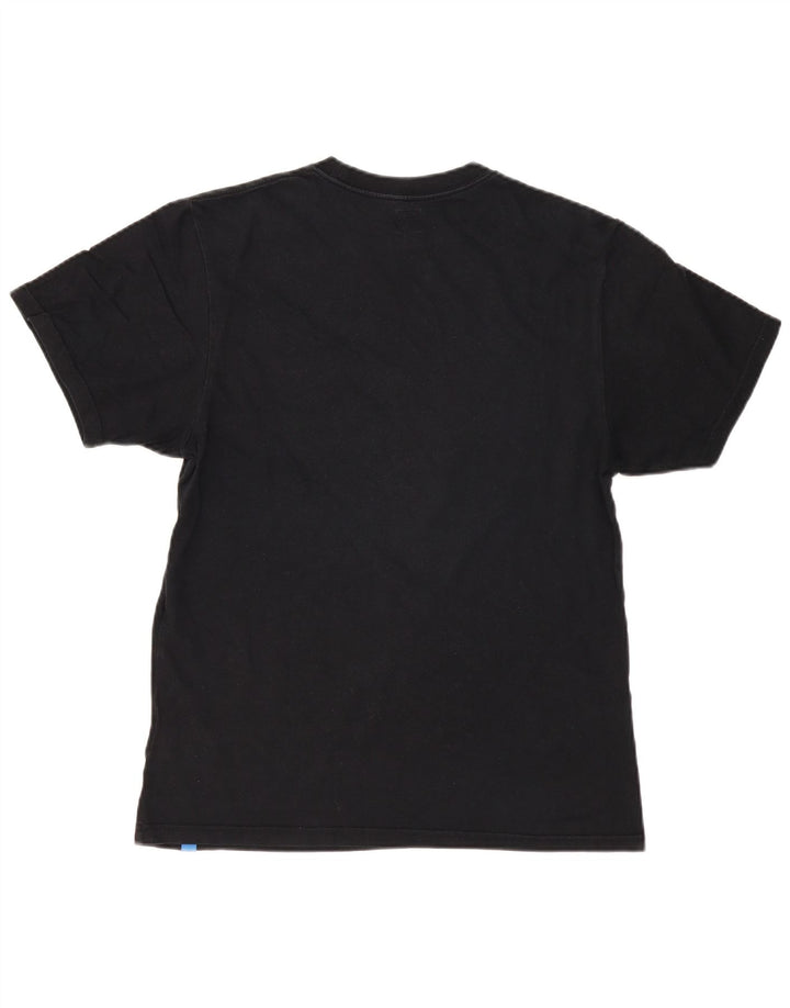 Ανδρικό γραφικό T-Shirt Adidas Top Μεσαίο μαύρο βαμβακερό