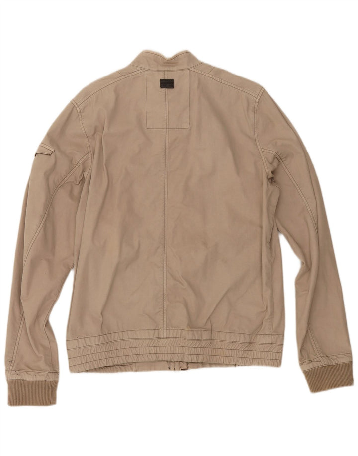 Ανδρικό Bomber Jacket G-Star UK 40 Large Beige Cotton