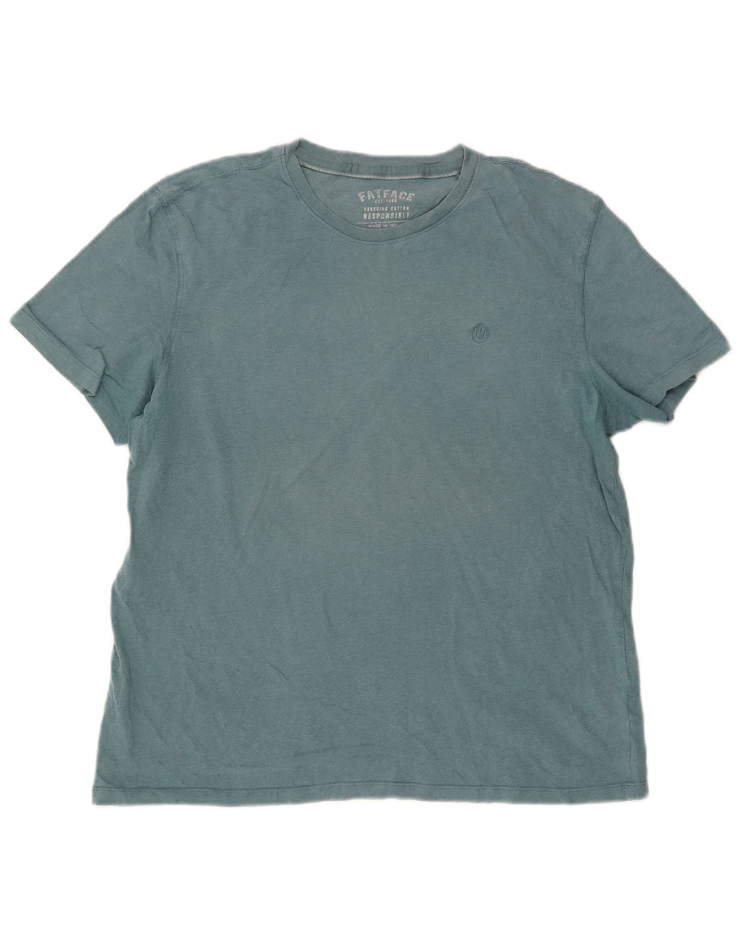 Ανδρικό T-Shirt Fat Face Top XL Μπλε βαμβακερό