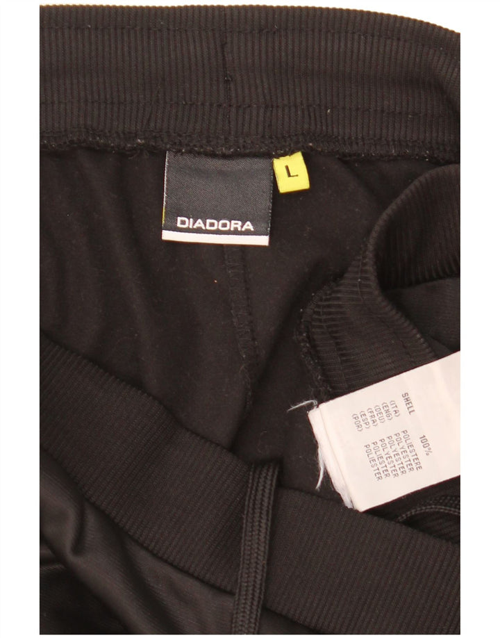 Diadora Γυναικεία φόρμα παντελόνι UK 14 Large Μαύρο Πολυεστέρας