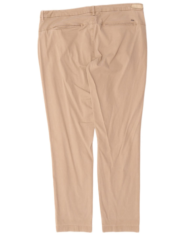 Tommy Hilfiger Γυναικείο Slim παντελόνι Chino US 14 XL W38 L30 Μπεζ βαμβακερό