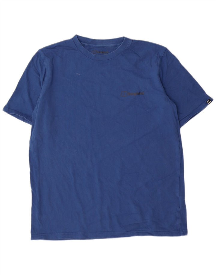 Ανδρικό T-Shirt Berghaus Top μεγάλο μπλε βαμβακερό
