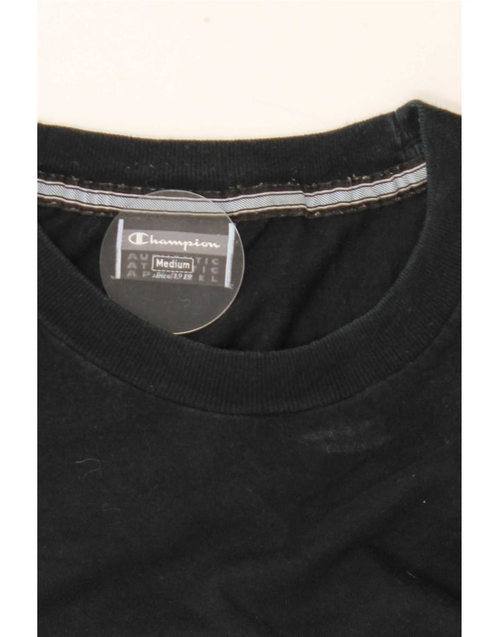 Ανδρικό T-Shirt Champion Graphic Top Medium Black