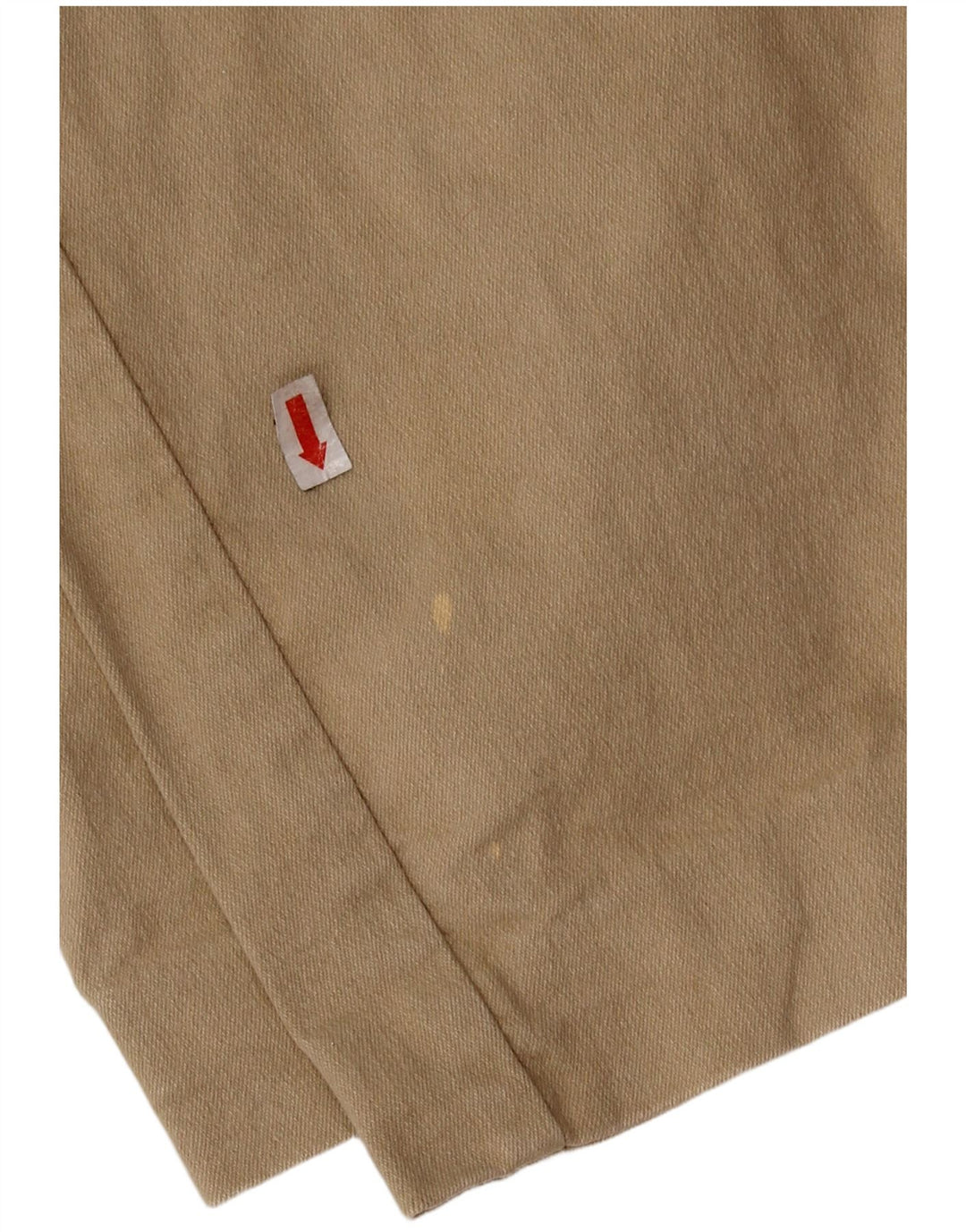 Vintage γυναικείο ίσιο casual παντελόνι IT 46 Large W28 L27 Beige βαμβακερό