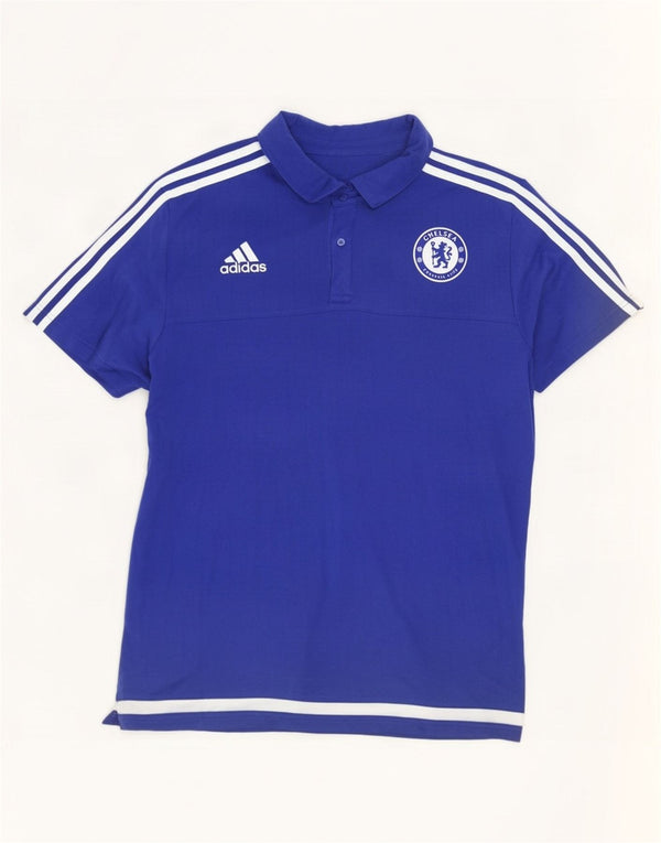 Ανδρικό πουκάμισο Adidas Chelsea FC Polo XL Blue Colourblock Βαμβακερό