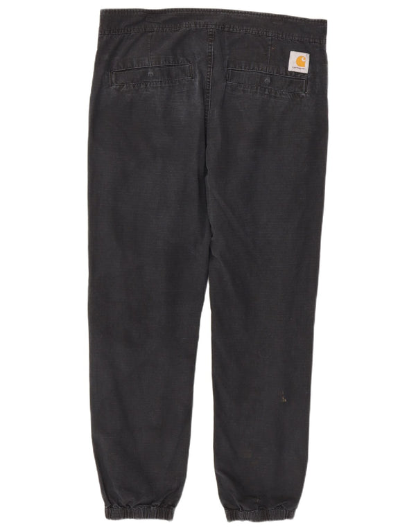 Carhartt Ανδρικά μαντηλάκια Joggers Chino Παντελόνια Medium W34 L28 Navy Blue Check