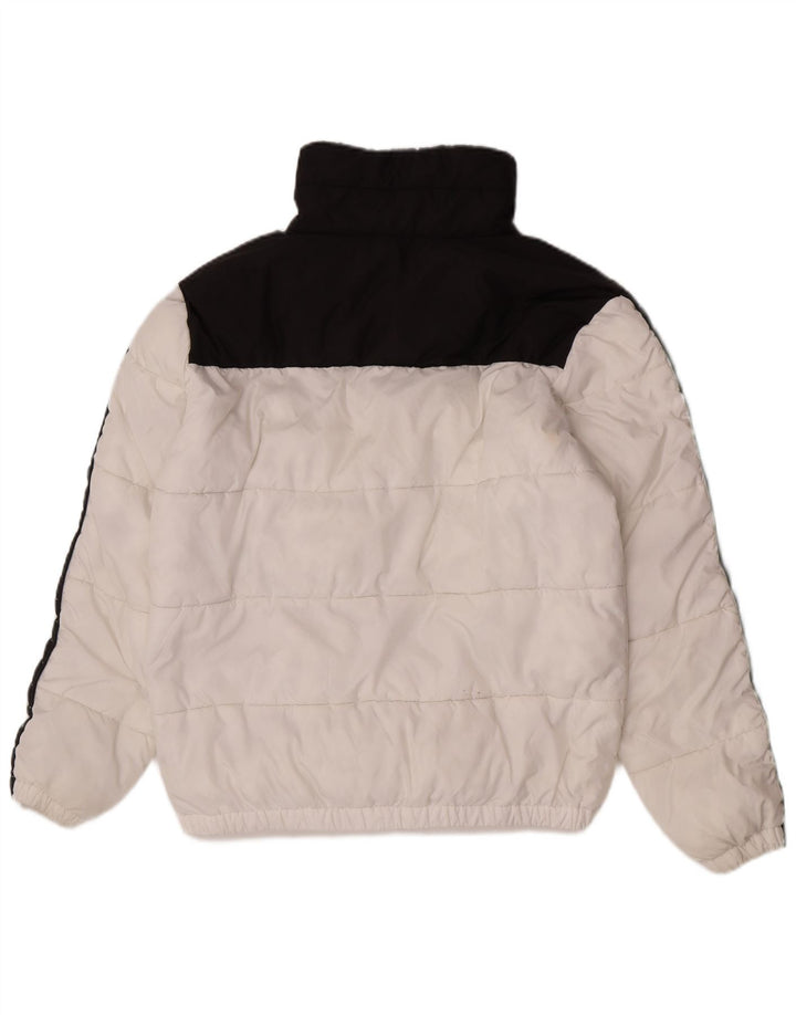 Kappa Ανδρικό μπουφάν UK 40 Large White Colourblock Polyester