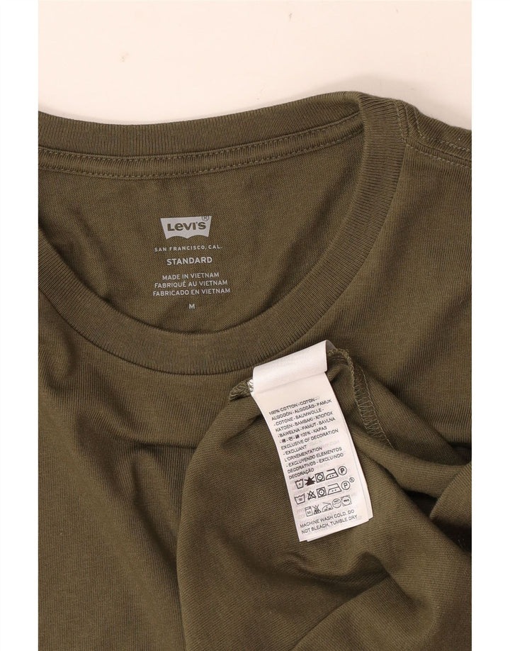 Ανδρικό μπλουζάκι Levi's Standard Top Medium Khaki Cotton