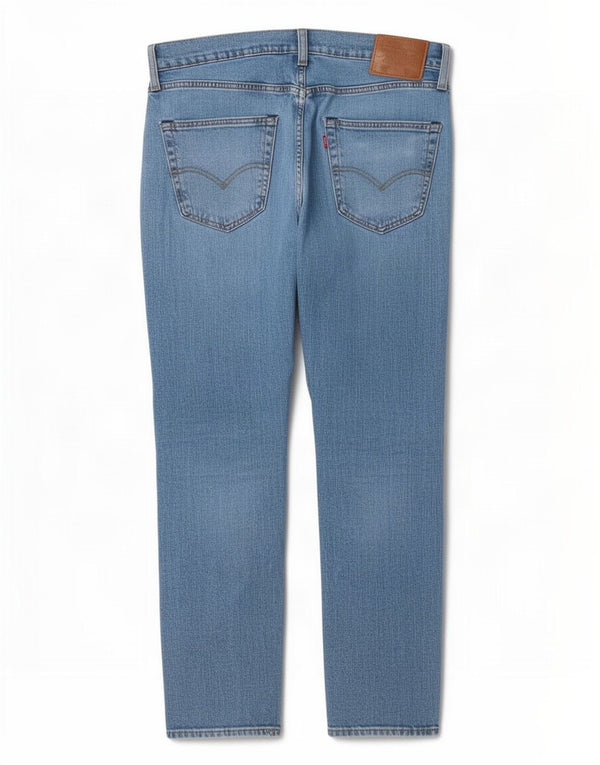 Levi's Mens 502 Tapered Jeans W34 L32 Blue Cotton