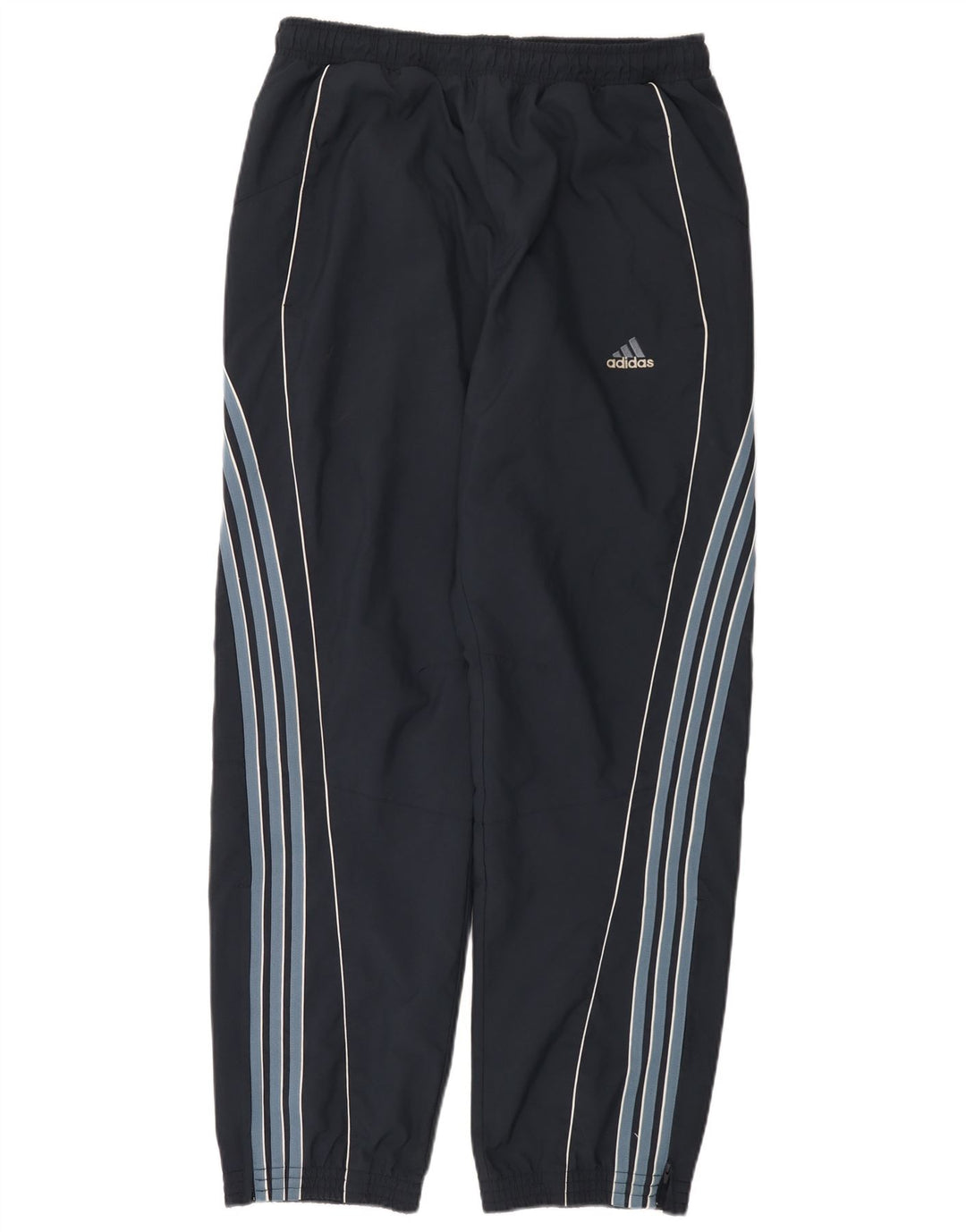 Ανδρική φόρμα Adidas Παντελόνι Joggers Μεγάλο Navy Blue ριγέ πολυεστέρα