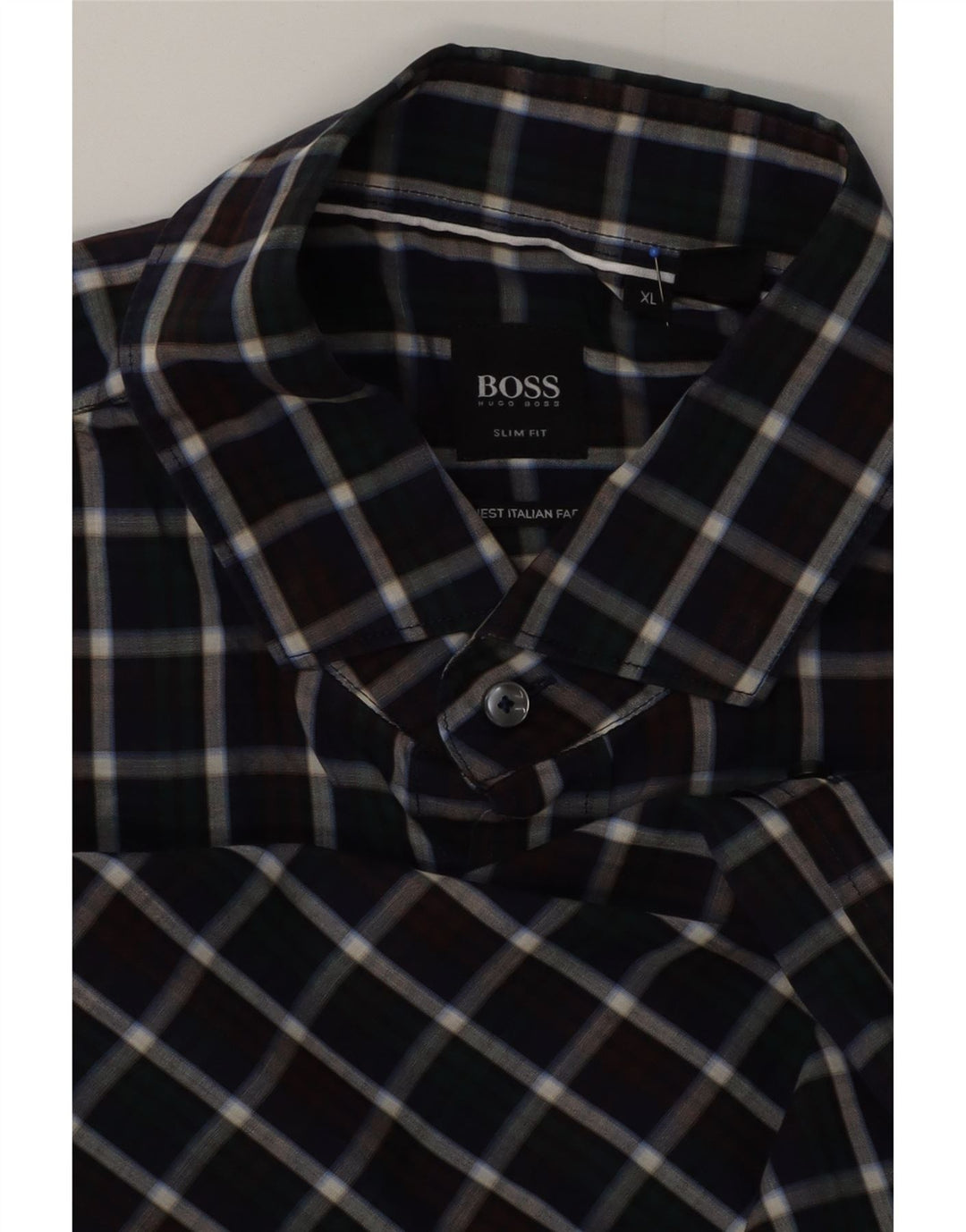 Ανδρικό πουκάμισο Hugo Boss Slim Fit XL Πολύχρωμο Check