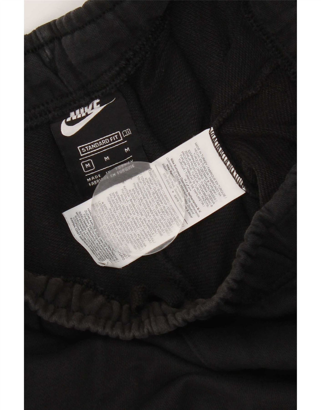 Ανδρικό αθλητικό σορτς Nike, μεσαίο μαύρο βαμβακερό