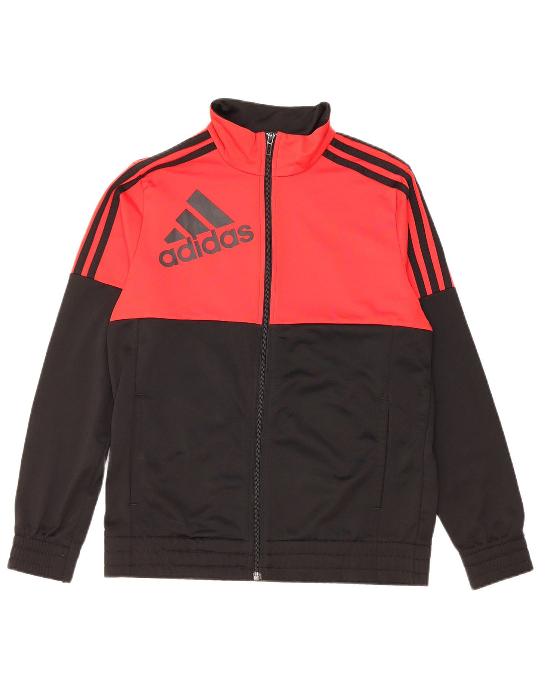 Γραφική φόρμα ADIDAS Boys Top Jacket 13-14 Years Black Colourblock