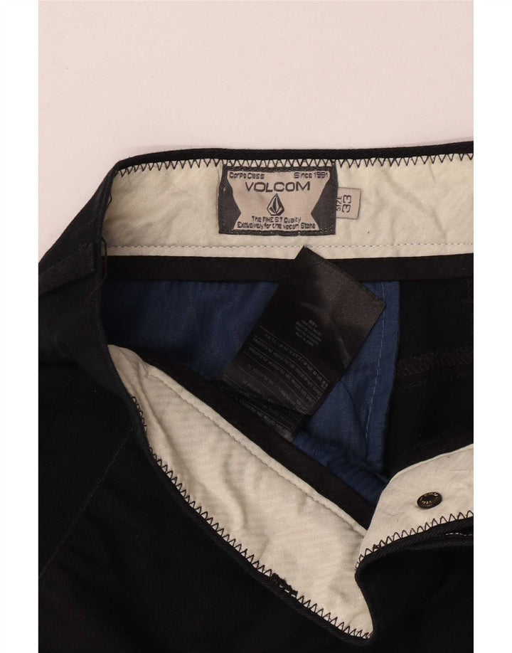 Ανδρικό σορτς Chino Volcom W33, μεσαίο μαύρο βαμβακερό
