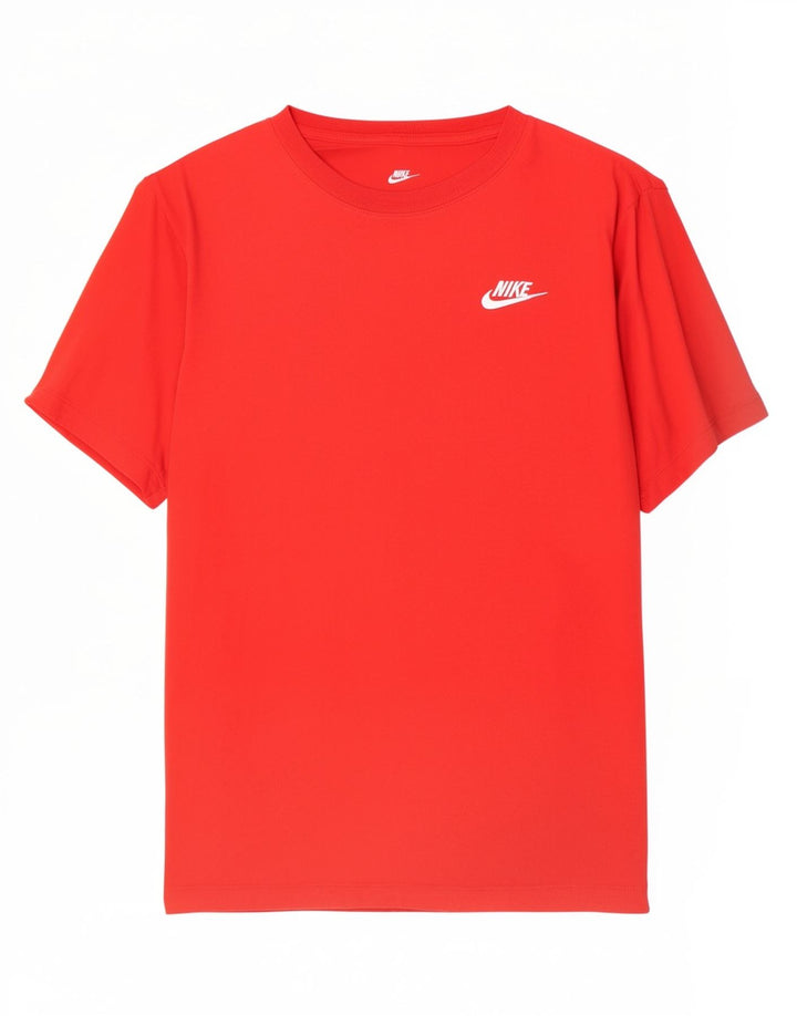 Ανδρικό μπλουζάκι Nike, μικρό κόκκινο βαμβακερό