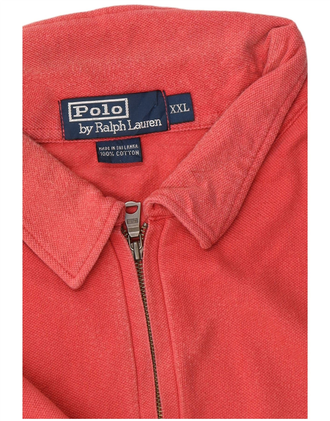 POLO RALPH LAUREN Ανδρικό πουκάμισο πόλο 2XL κόκκινο βαμβακερό