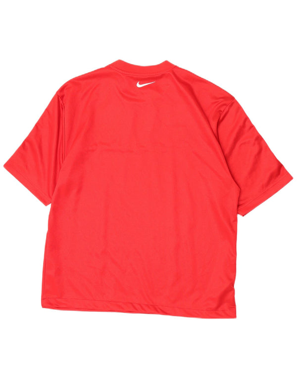Ανδρικό T-Shirt Nike Top UK 45/47 XL Κόκκινο πολυεστέρας