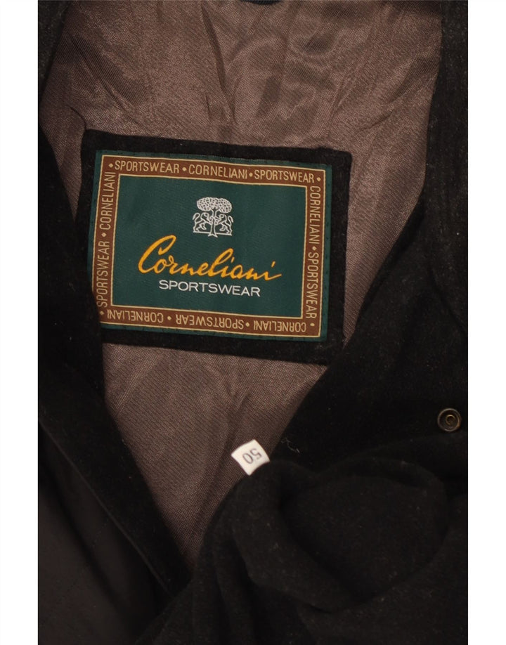 Ανδρικό καπιτονέ μπουφάν Corneliani IT 50 Large Black Classic