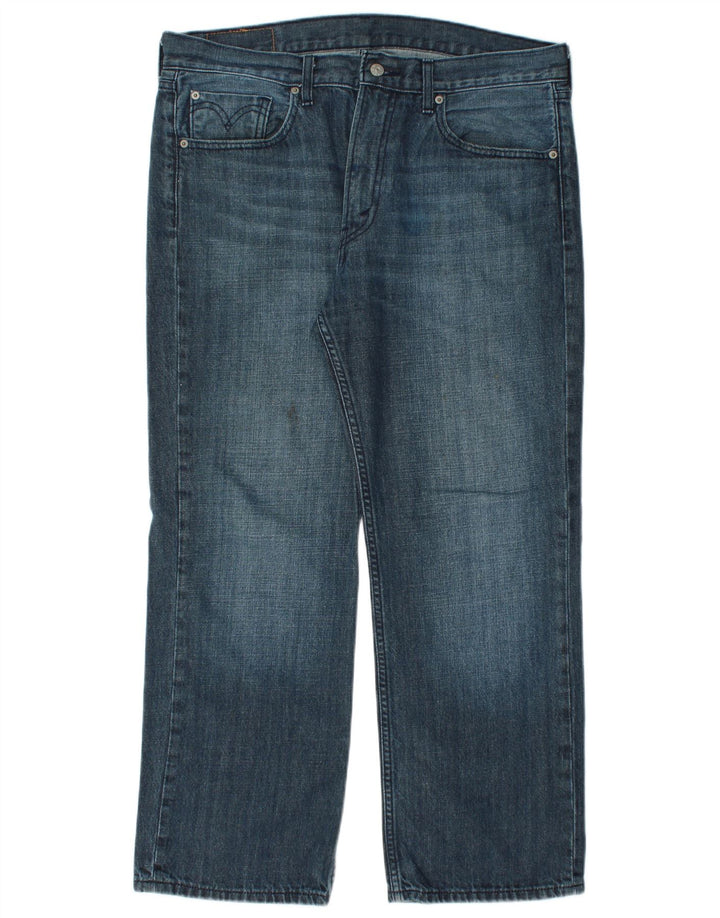 LEVI'S Ανδρικό τζιν 506 ίσιο W36 L28 Μπλε βαμβακερό
