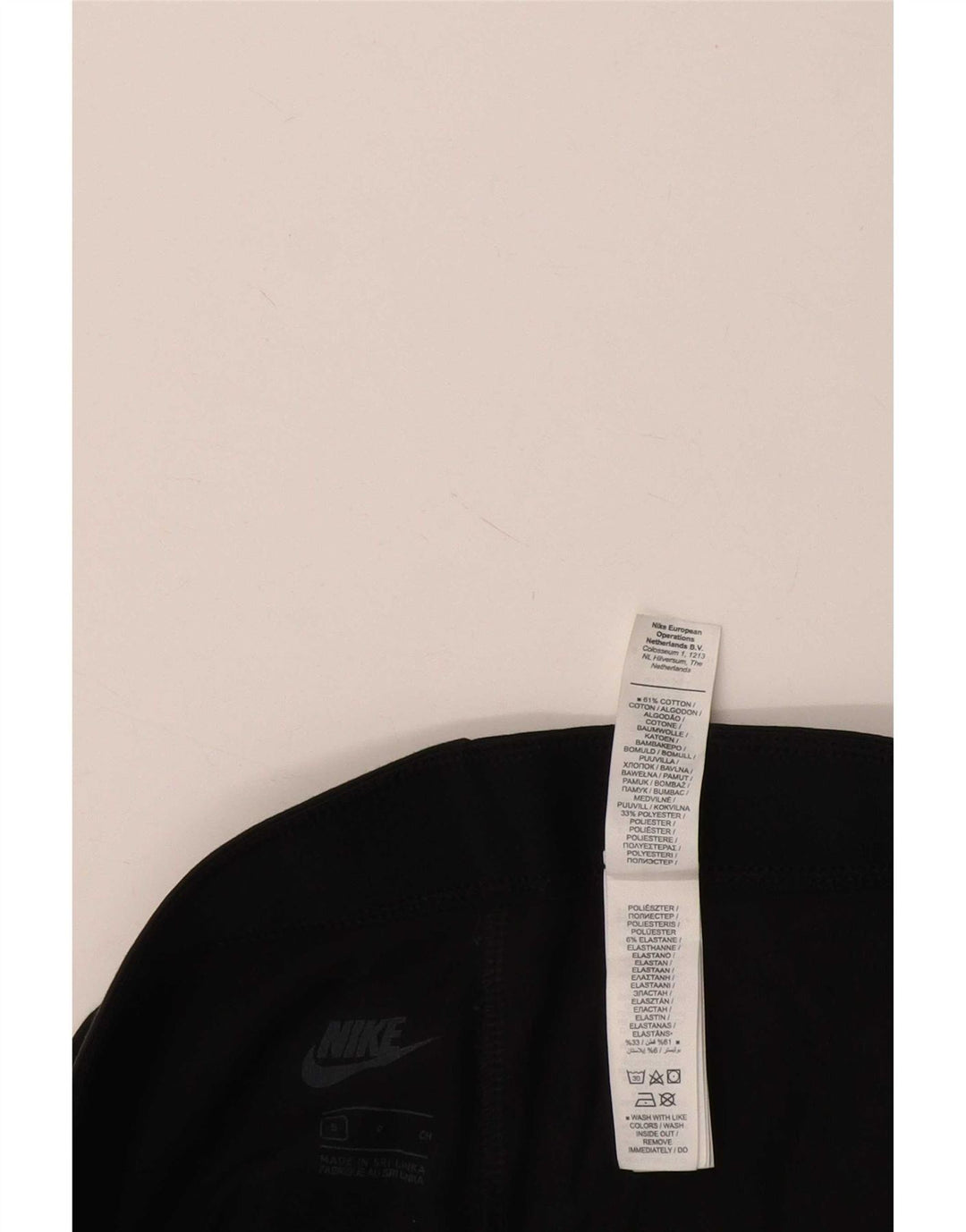 Γυναικεία γραφικά κολάν Nike UK 8 Small Black Polyester