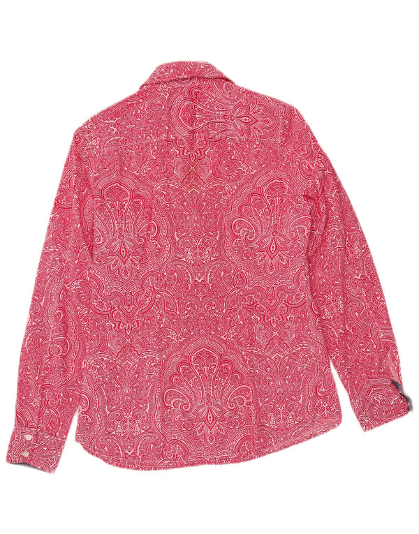 Tommy Hilfiger Γυναικείο πουκάμισο Classic Fit UK 10 Small Pink Paisley Cotton