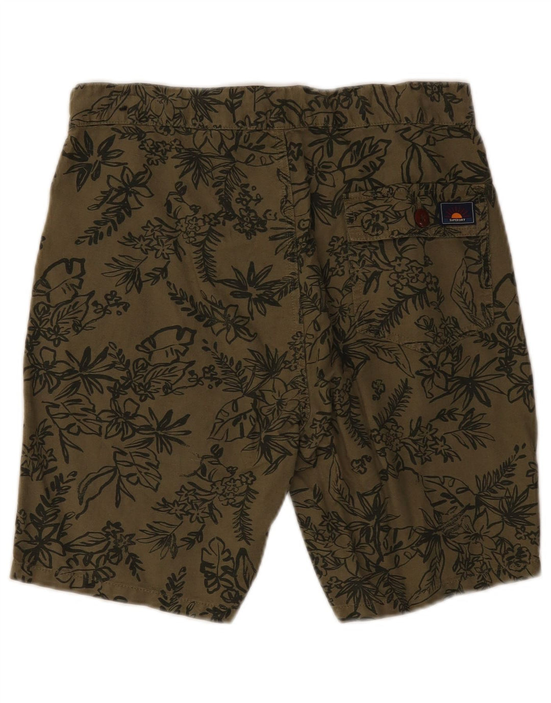Ανδρικό σορτς Chino Superdry W30 Medium Khaki Floral