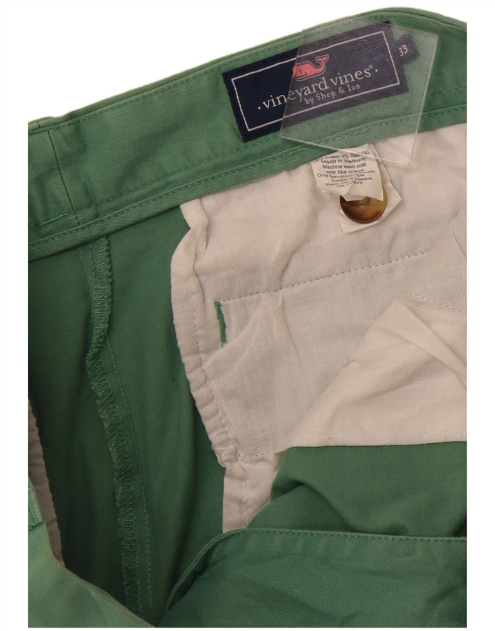 VINEYARD VINES Ανδρικό σορτς Chino W33 Βαμβακερό μεσαίο πράσινο