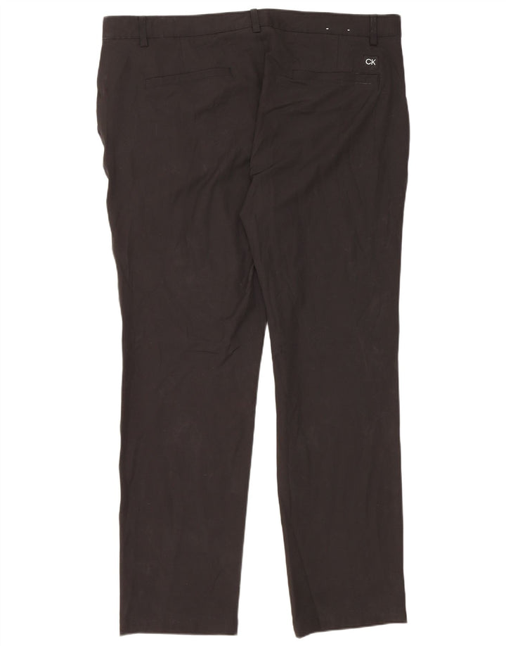 Calvin Klein Ανδρικό ίσιο παντελόνι Chino W42 L33 Μαύρο πολυεστέρα