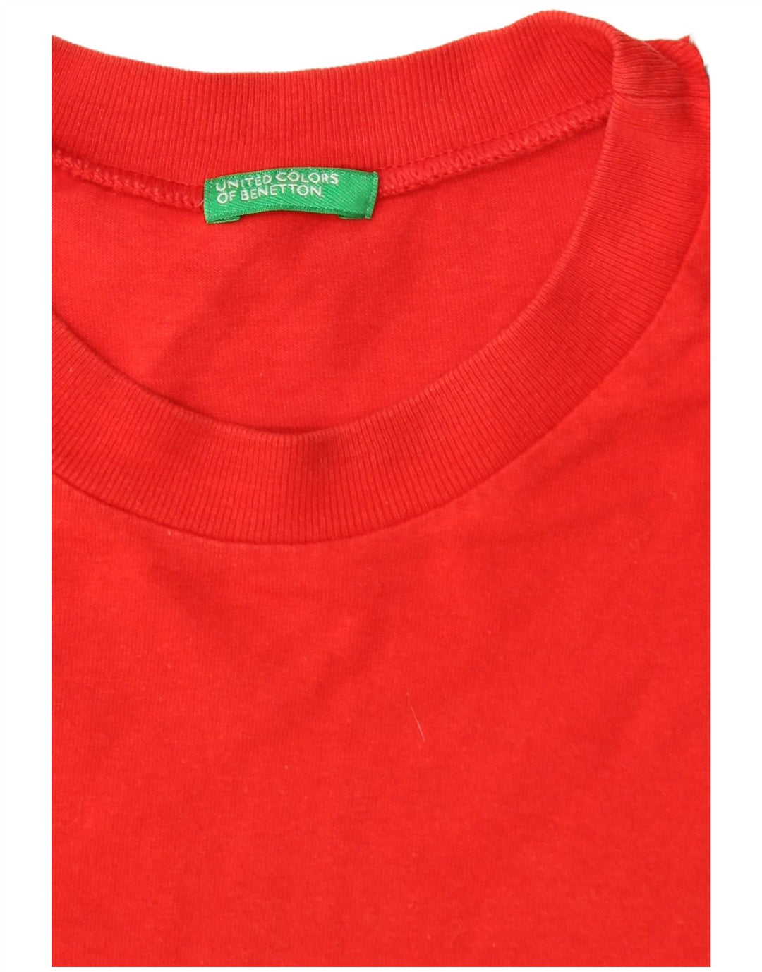 Ανδρικό γραφικό T-Shirt BENETTON Top Medium Red